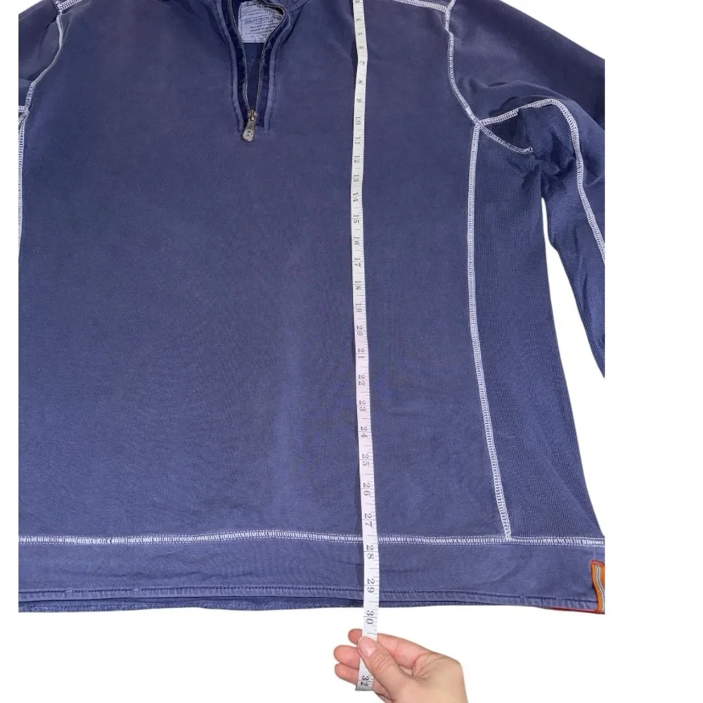 Men’s Tommy Bahama 1/4 Zip Blue Sweater - XL